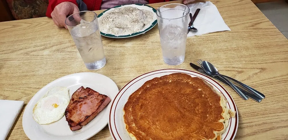 1 Pancake Egg and Ham